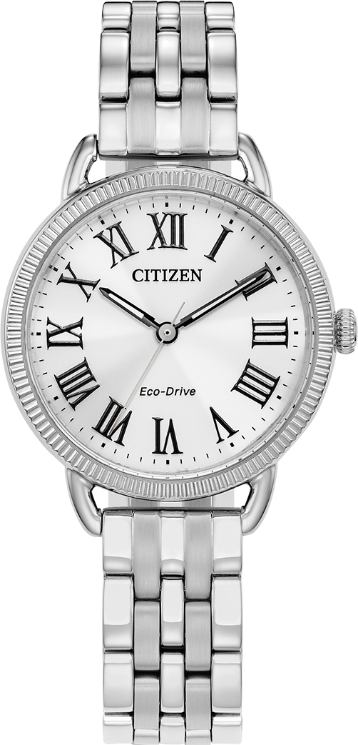 citizen ladies eco drive solar power dress watch em1050-56a