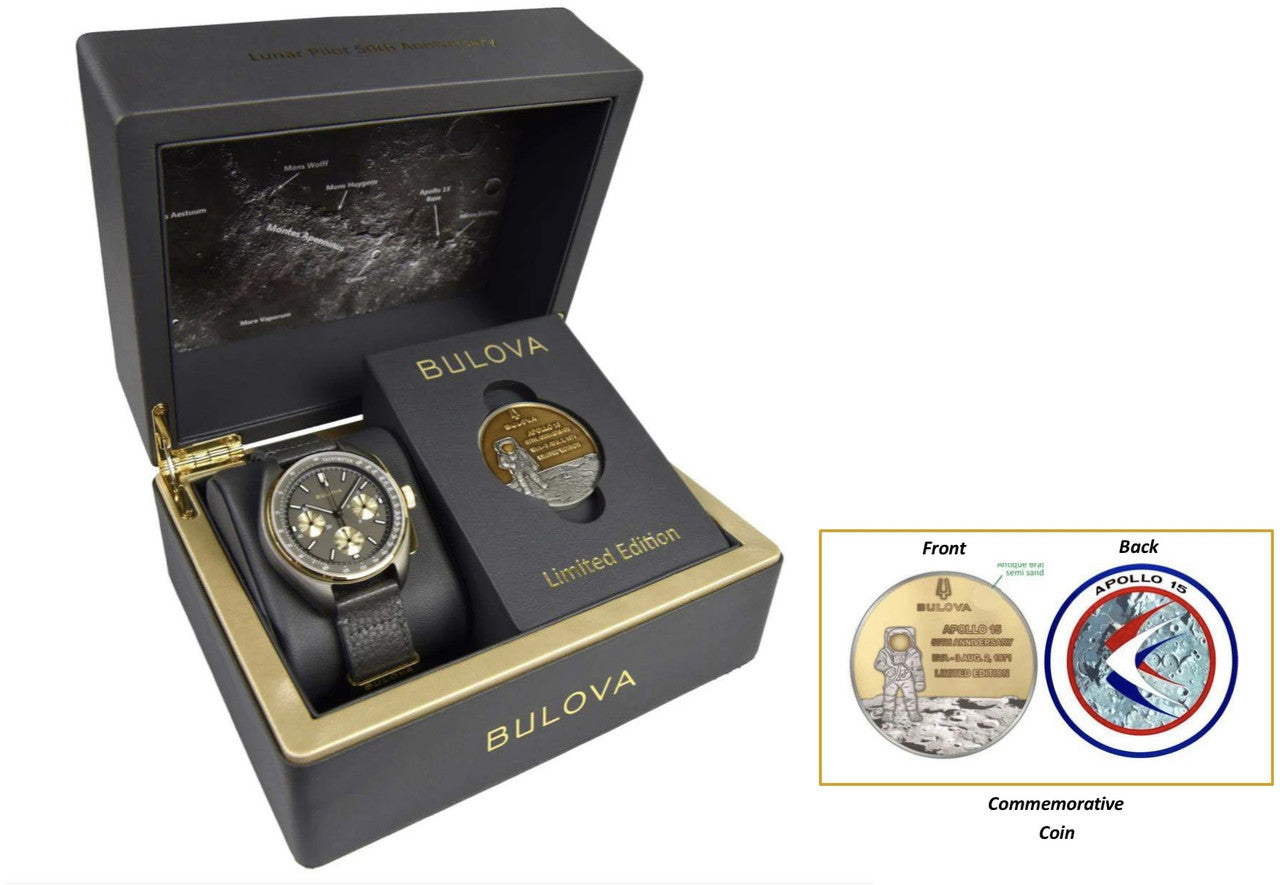 bulova 98a285 50th anniversary moon watch box