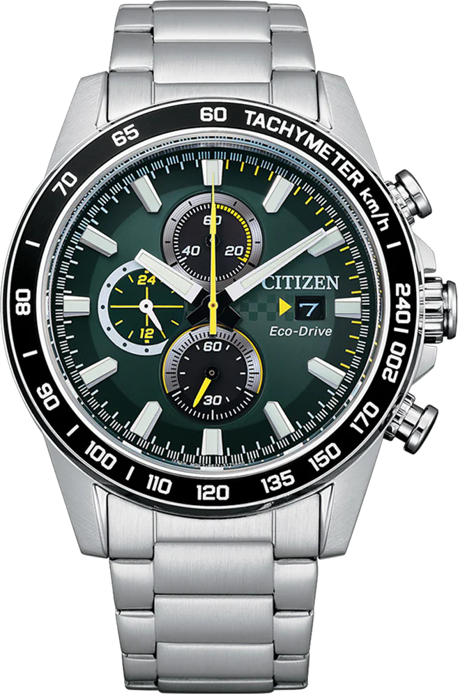 citizen mens stainless steel chronograph ca0780-87x