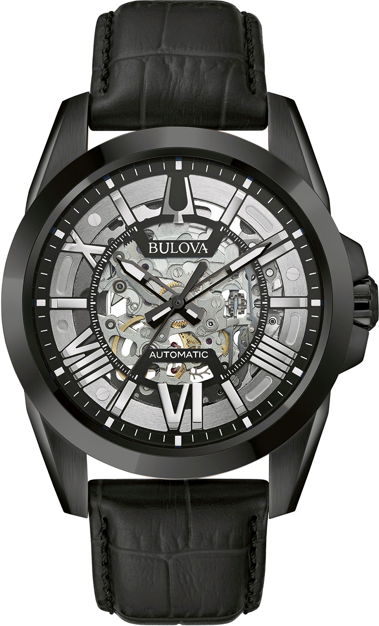 bulova twilight mens skeleton watch 98a304