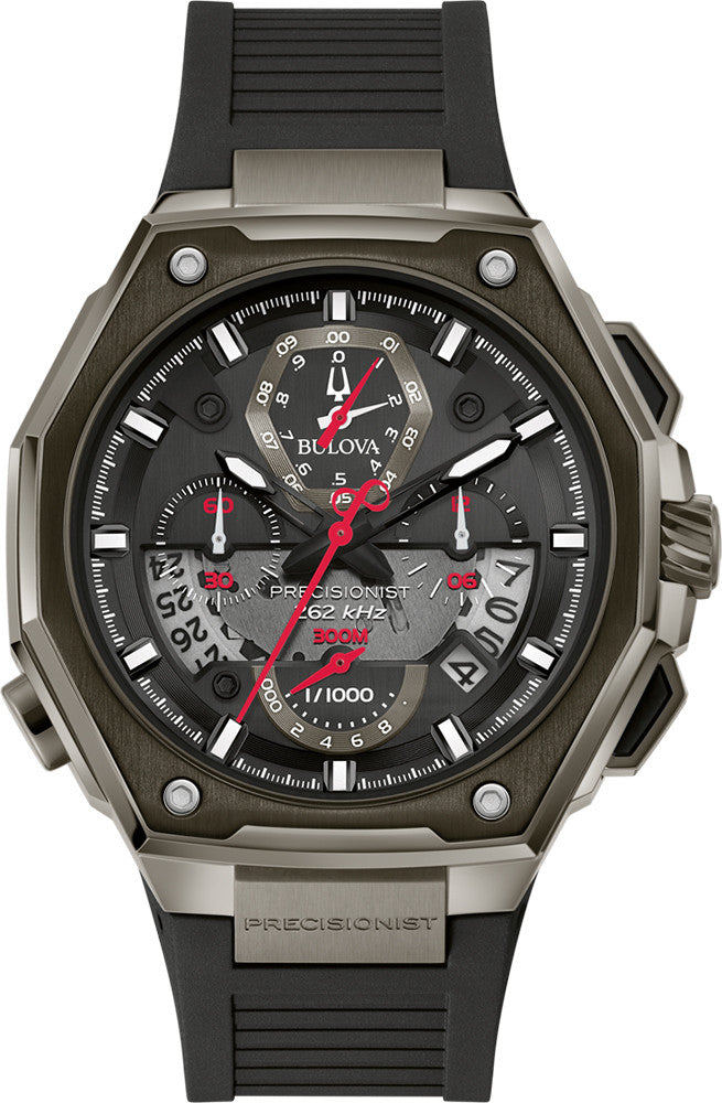 bulova precisionist mens watch 98b358