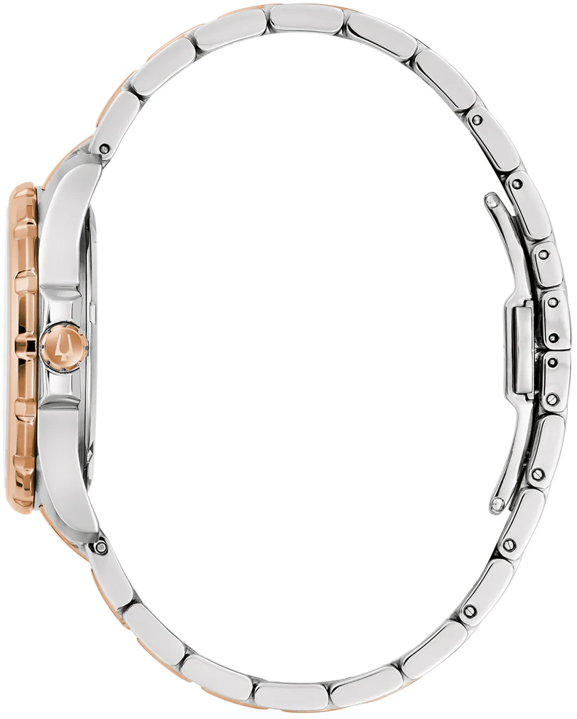 bulova ladies marine star diamond set watch 98p228