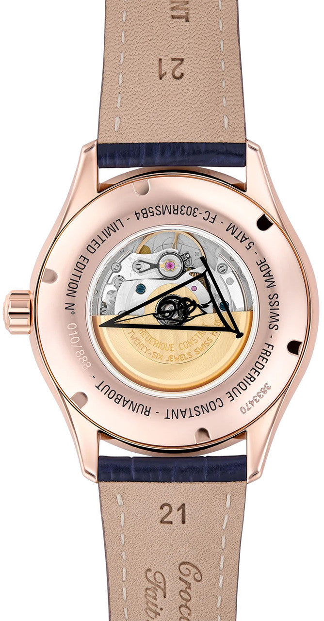 frederique constant limited edition runabout series mens backplate fc-303rms5b4