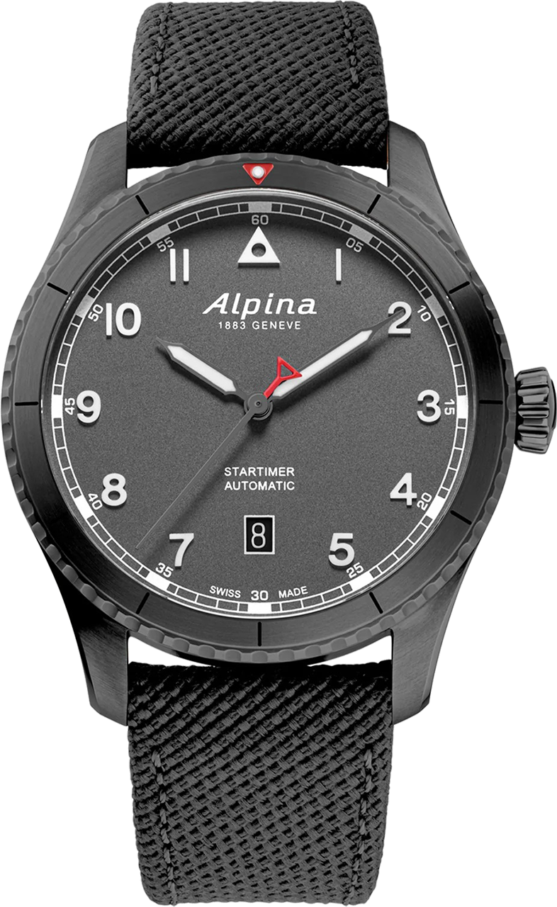 alpina startimer pilot mechanical watch al-525g4ts26
