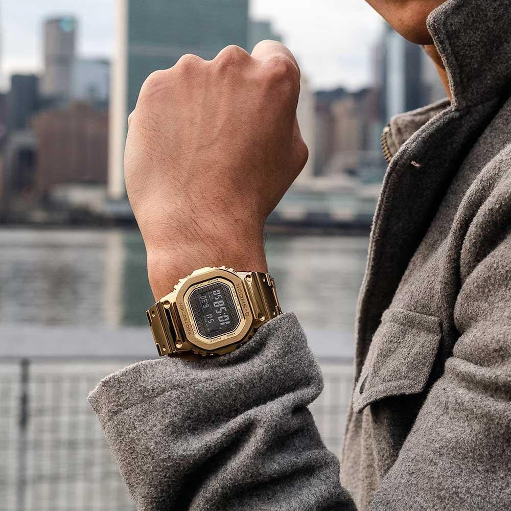 g-shock digital 5600 metal series mens watch gmwb5000gd-9d