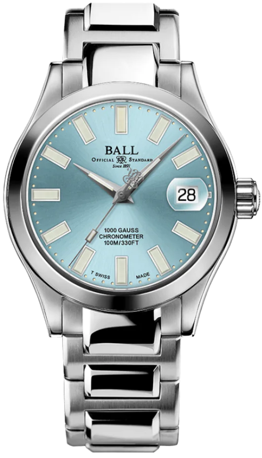 ball engineer III marvelight chronometer ladies blue automatic watch nl9616c-s1c-iber