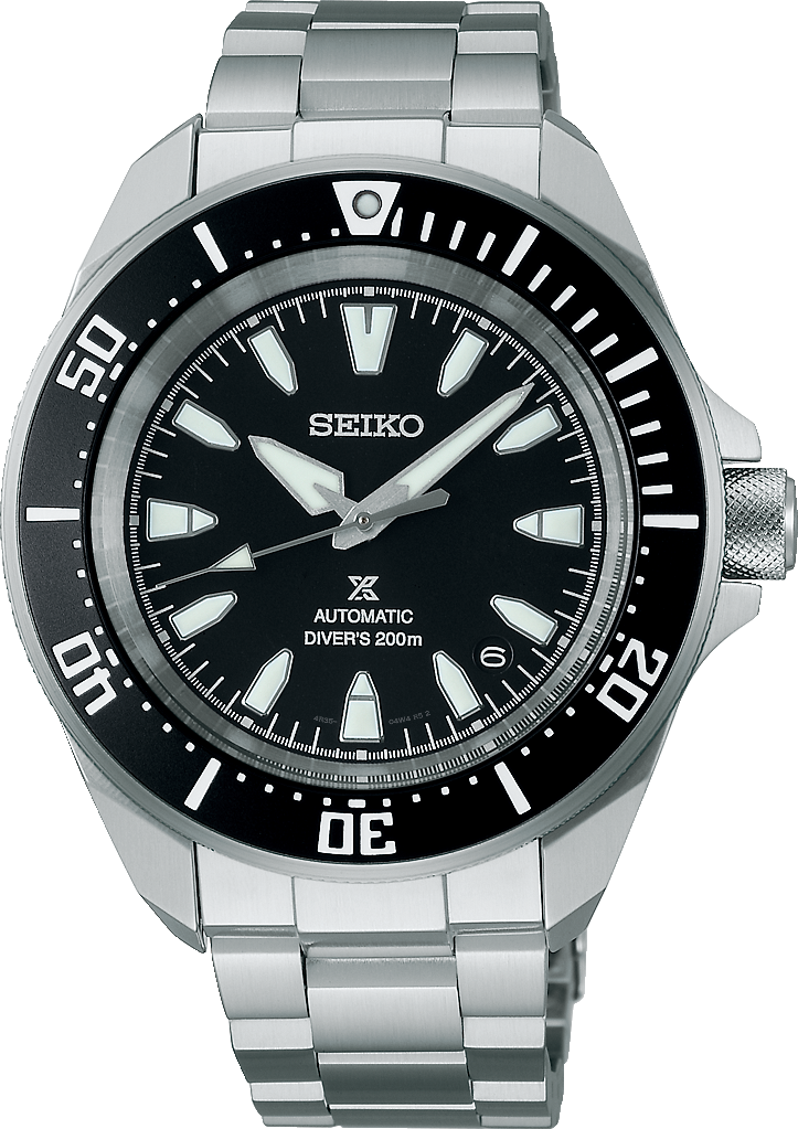 seiko samurai shogun fusion mens black dial automatic watch srpl13k