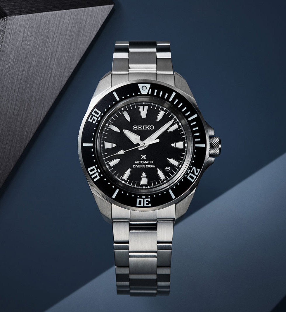 seiko samurai shogun fusion mens black dial automatic watch srpl13k