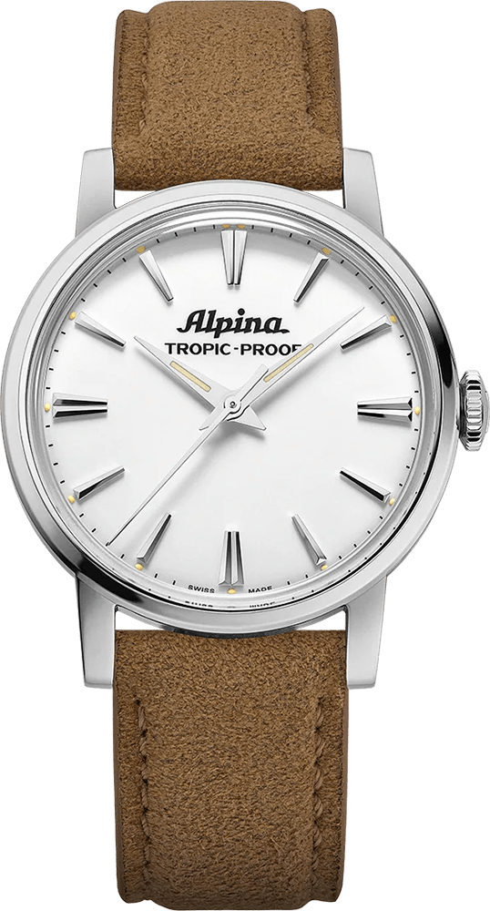 Alpina Tropic Proof Mens Swiss Hand Wound Watch AL-480S2H6