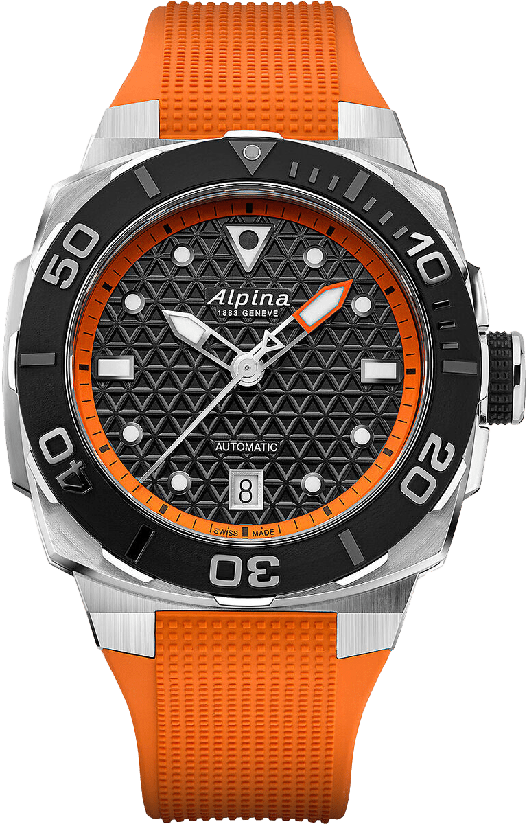 Alpina Seastrong 300m Divers Mens Automatic Watch AL-525BO3VE6