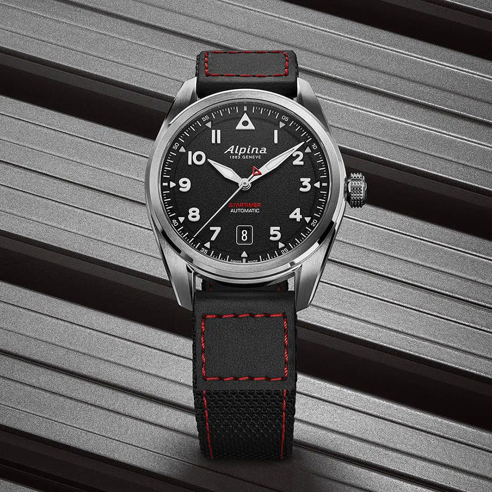 Alpina Startimer Pilot Automatic 40mm AL-525BW4S36 - Starbuy Australia