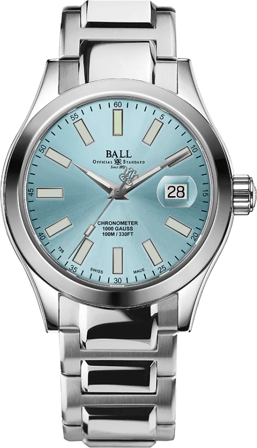Ball 40mm Engineer III Marvelight Chronometer Ice Blue - Starbuy Australia