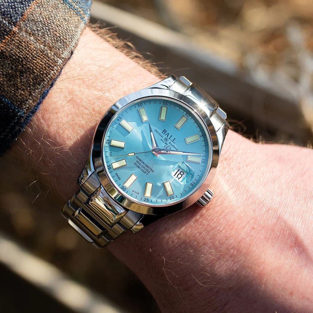 Ball 40mm Engineer III Marvelight Chronometer Ice Blue - Starbuy Australia