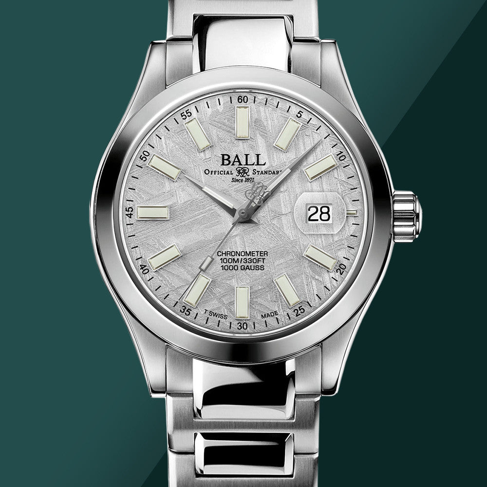 Ball 40mm Engineer III Marvelight Chronometer Meteorite. - Starbuy Australia