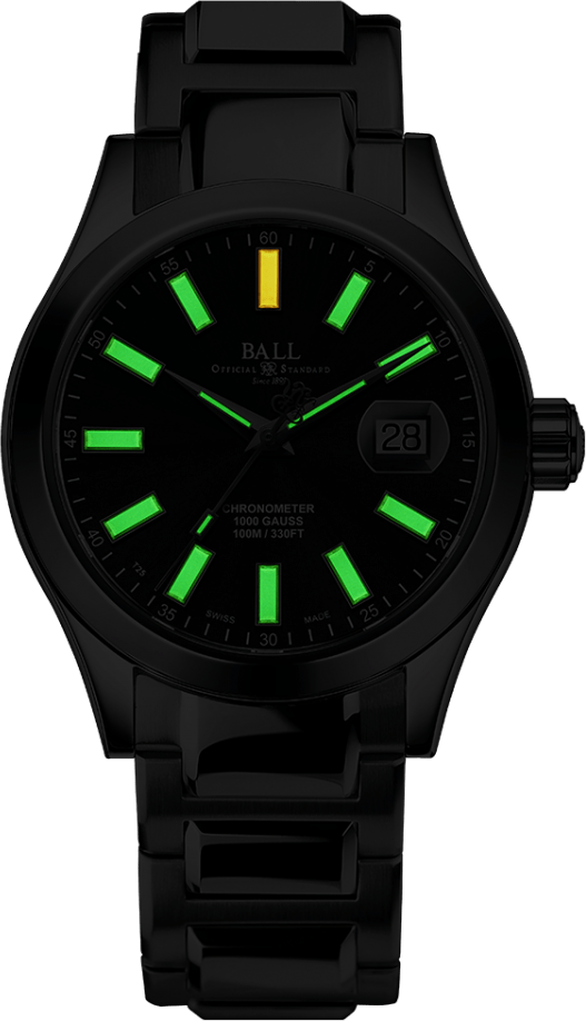 Ball 40mm Engineer III Marvelight Chronometer Orange - Starbuy Australia