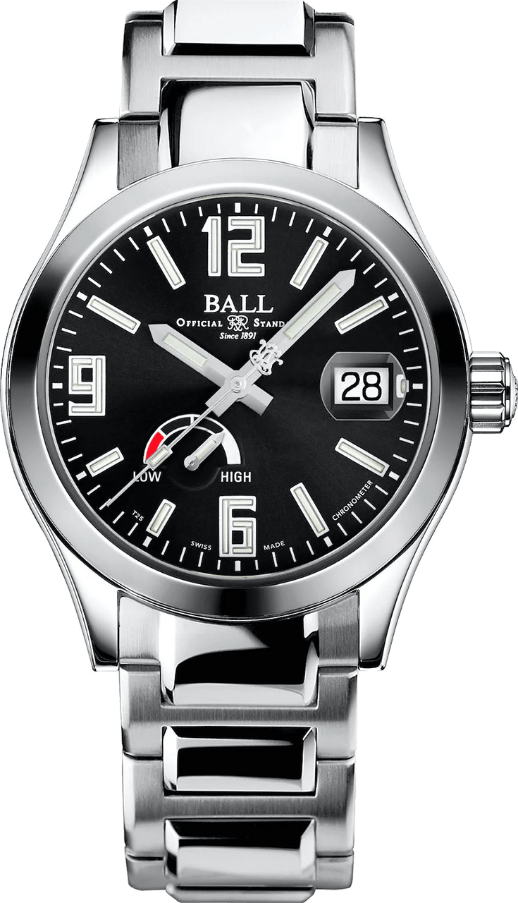 Ball Engineer III Pioneer Power Reserve Mens Watch PM9026C-SCJ-BK