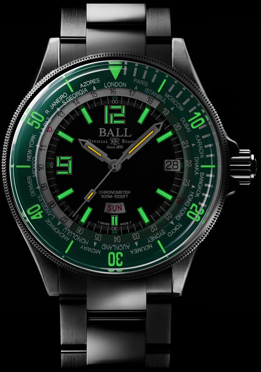 Ball 42mm Engineer Master II Diver Worldtime - Starbuy Australia