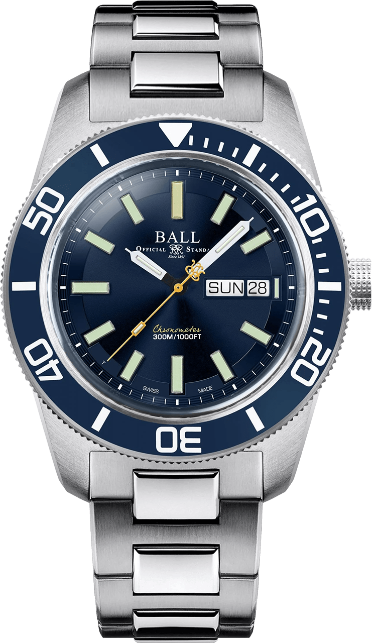 Ball Engineer Master II Skindiver Heritage Mens Watch DM3308A-S1C-BE