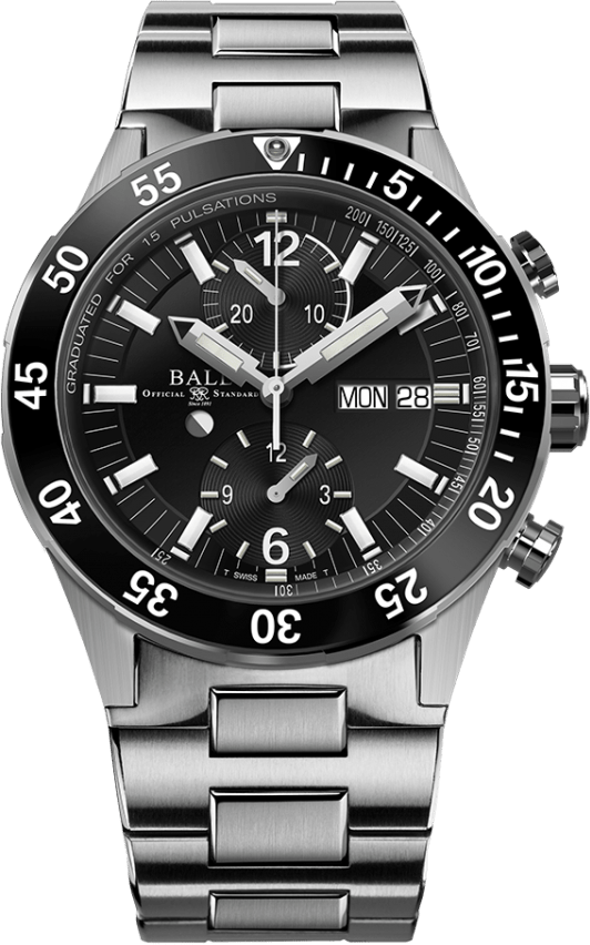 Ball 42mm Roadmaster Rescue Chronograph BK - Starbuy Australia