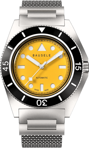 Bausele 39.5mm Endless Sunrise Good Vibes Yellow - Starbuy Australia