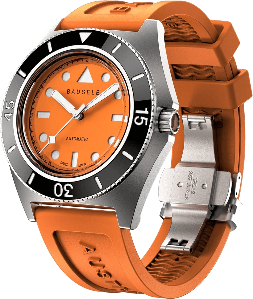 Bausele 39.5mm Endless Sunrise Tangerine Sun - Starbuy Australia