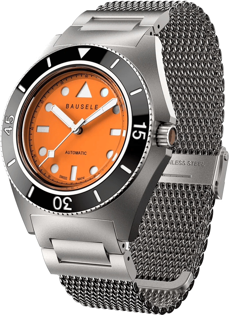 Bausele 39.5mm Endless Sunrise Tangerine Sun - Starbuy Australia