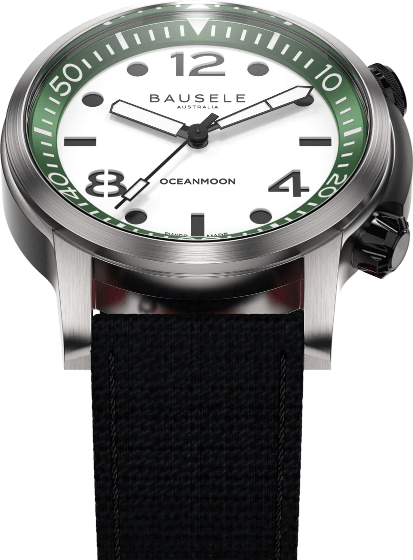 Bausele 42mm OceanMoon V Algae Court - Starbuy Australia
