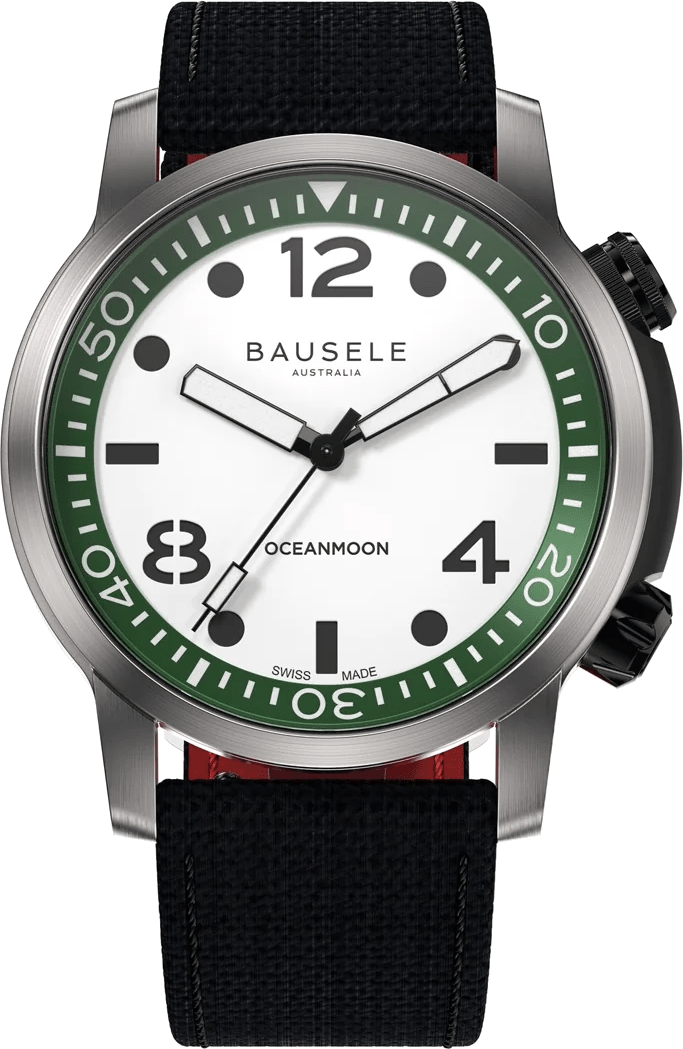 Bausele 42mm OceanMoon V Algae Court - Starbuy Australia