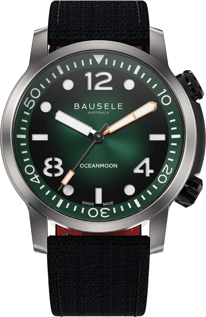 Bausele 42mm OceanMoon V Emerald Green - Starbuy Australia