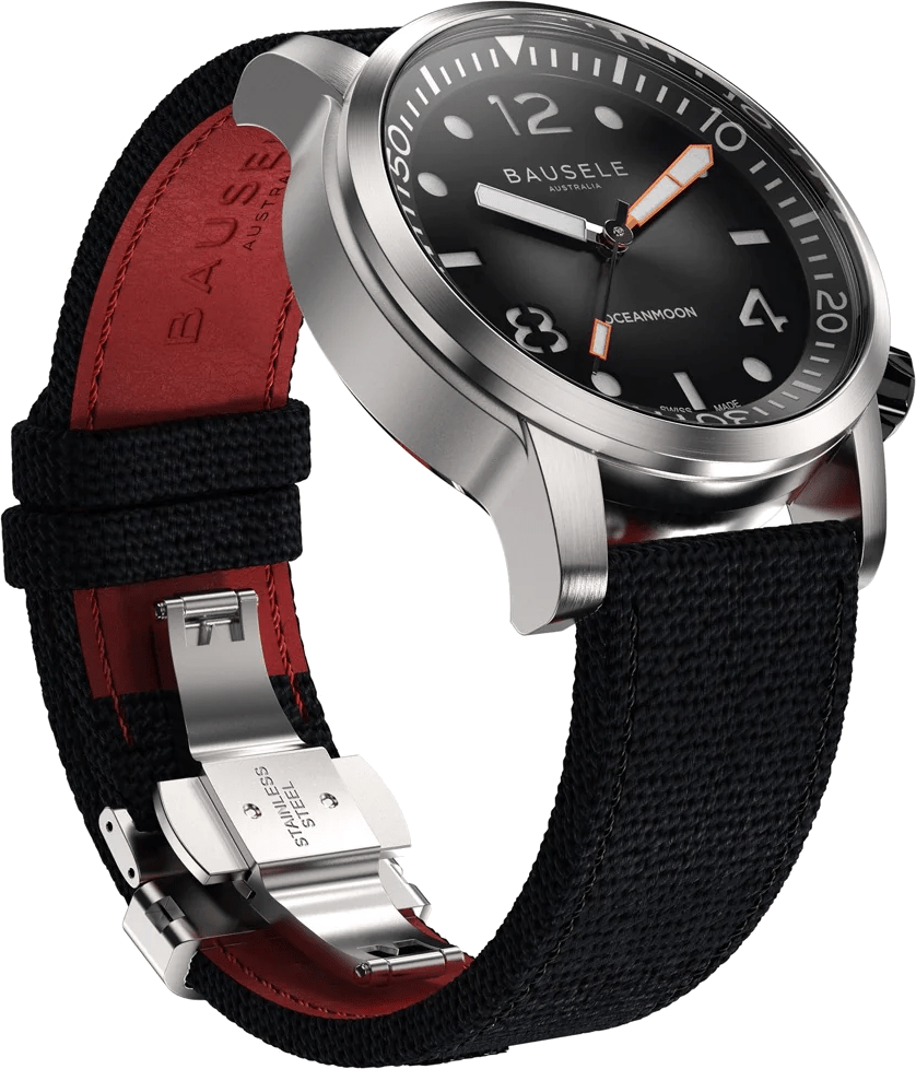Bausele 42mm OceanMoon V Orca Black - Starbuy Australia