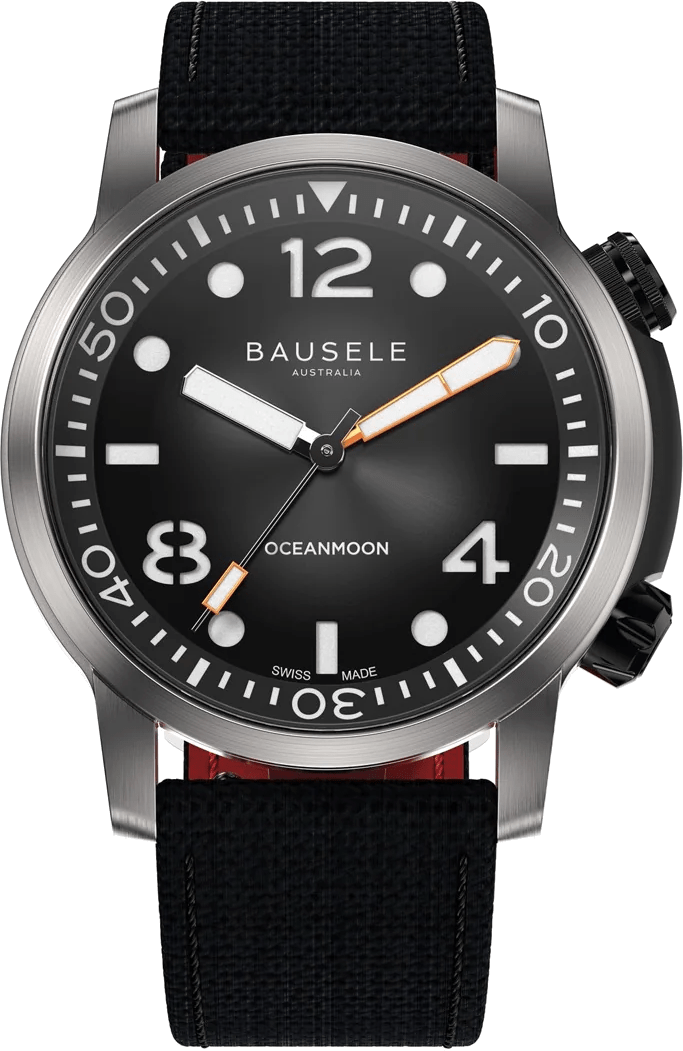 Bausele 42mm OceanMoon V Orca Black - Starbuy Australia
