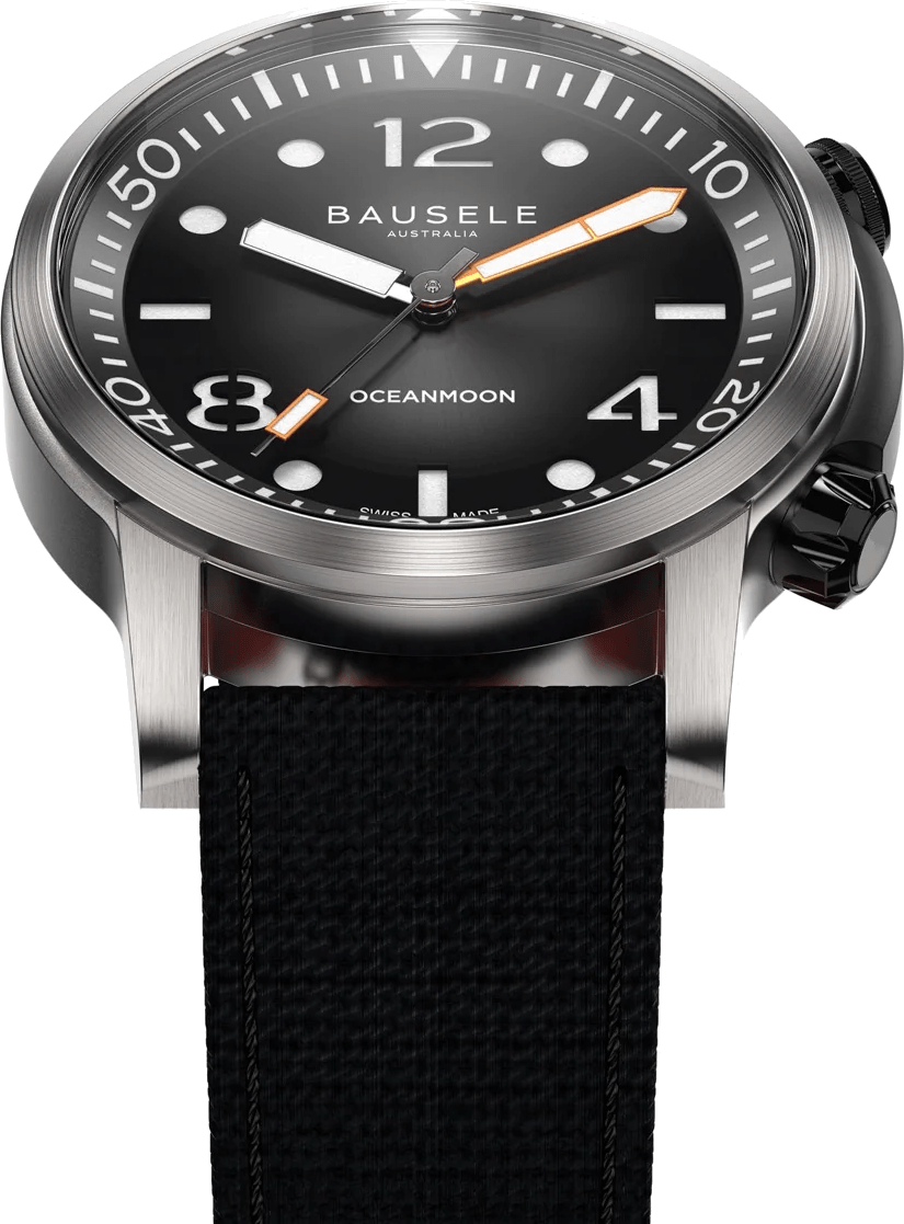 Bausele 42mm OceanMoon V Orca Black - Starbuy Australia