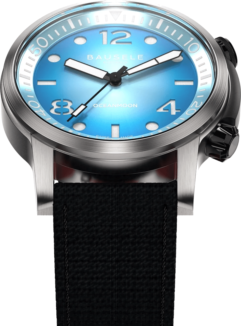 Bausele 42mm OceanMoon V Pacific Blue - Starbuy Australia