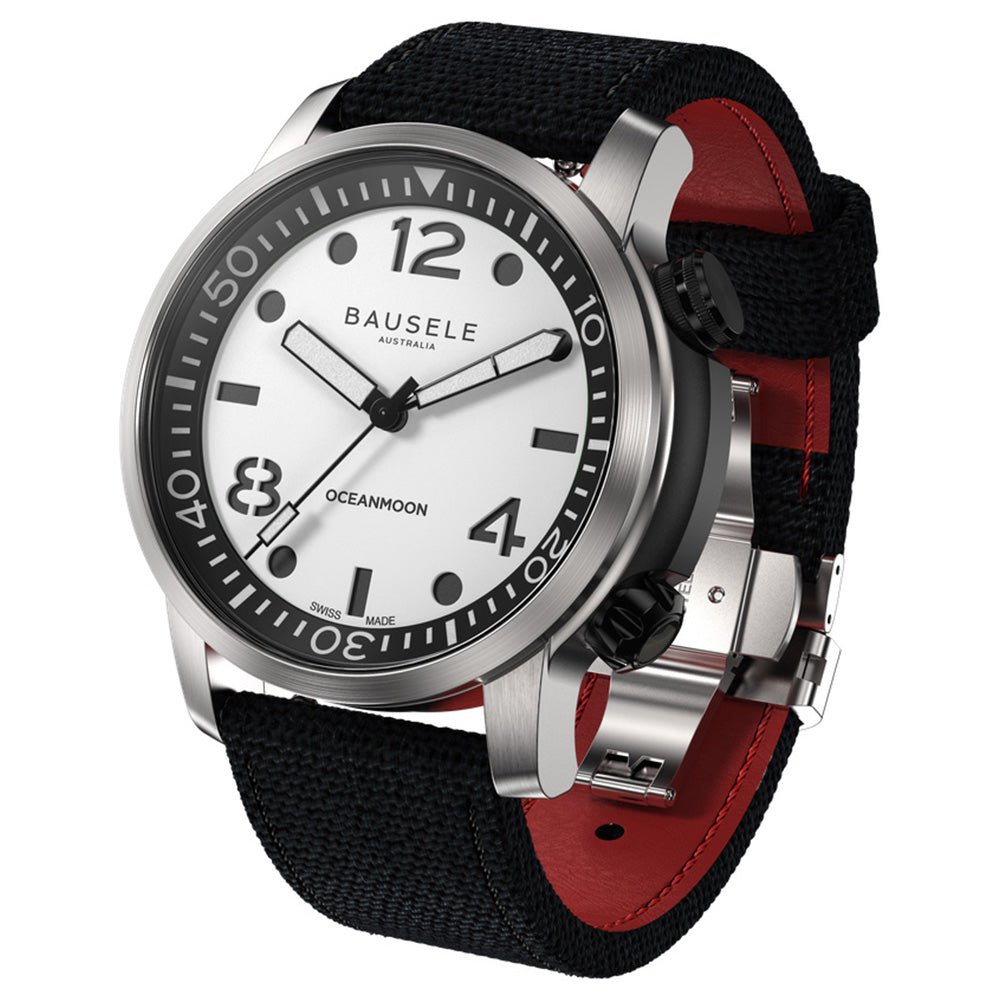 Bausele 42mm Starbuy Blanc et Noir - Starbuy Australia