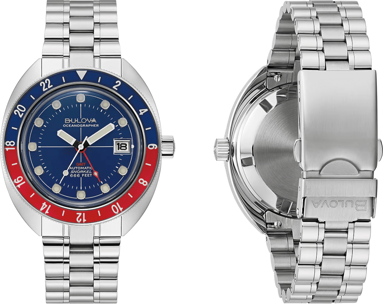 Bulova Devil Diver GMT 41mm 96B405 - Starbuy Australia