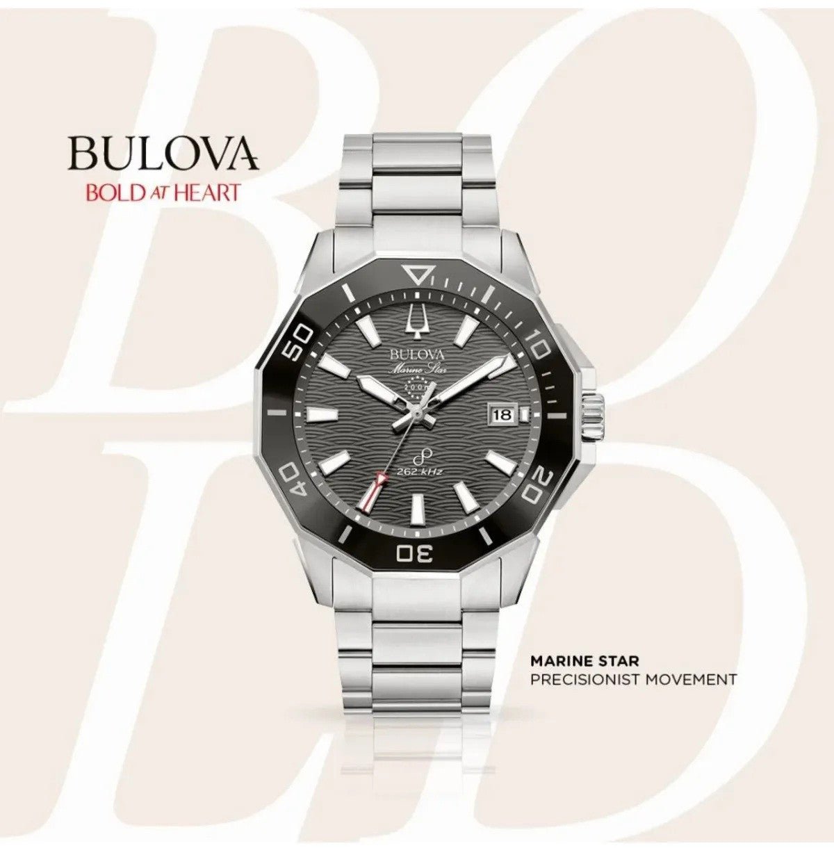 Bulova Precisionist 43mm 96B434 - Starbuy Australia