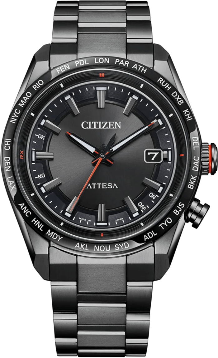 Citizen Attesa Mens Solar Power Eco Drive Watch CB0286-61E