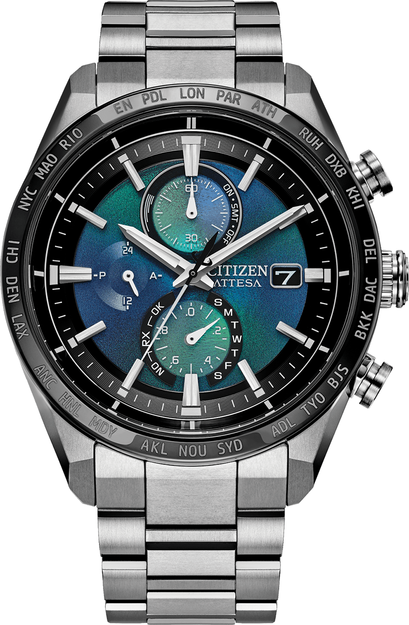 シチズン アテッサ AT8188-64L Schwarzwald Citizen Attesa Mens Solar Power Eco Drive Watch AT8188-64L