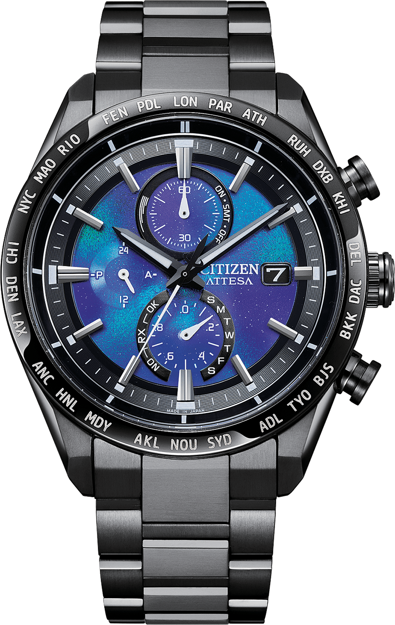 Citizen Attesa Mens Solar Power Eco Drive Watch AT8285-68Z