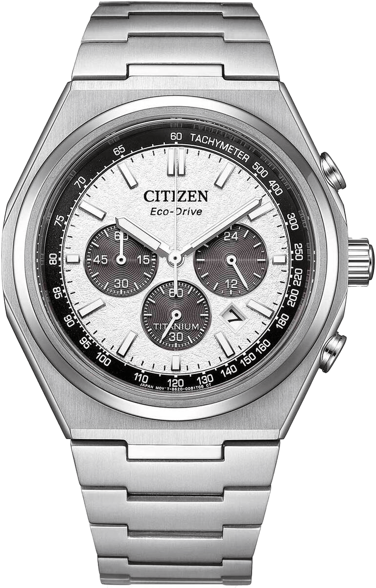 Citizen Zenshin Super Titanium Mens Chronograph CA4610-85A