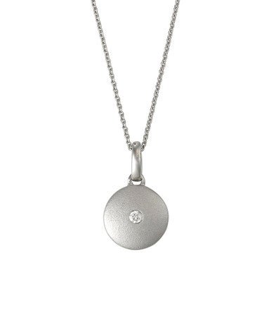 Diamond Circle Necklace 0.04ct - Starbuy Australia