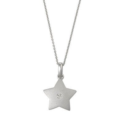 Diamond Star Necklace 0.04ct - Starbuy Australia