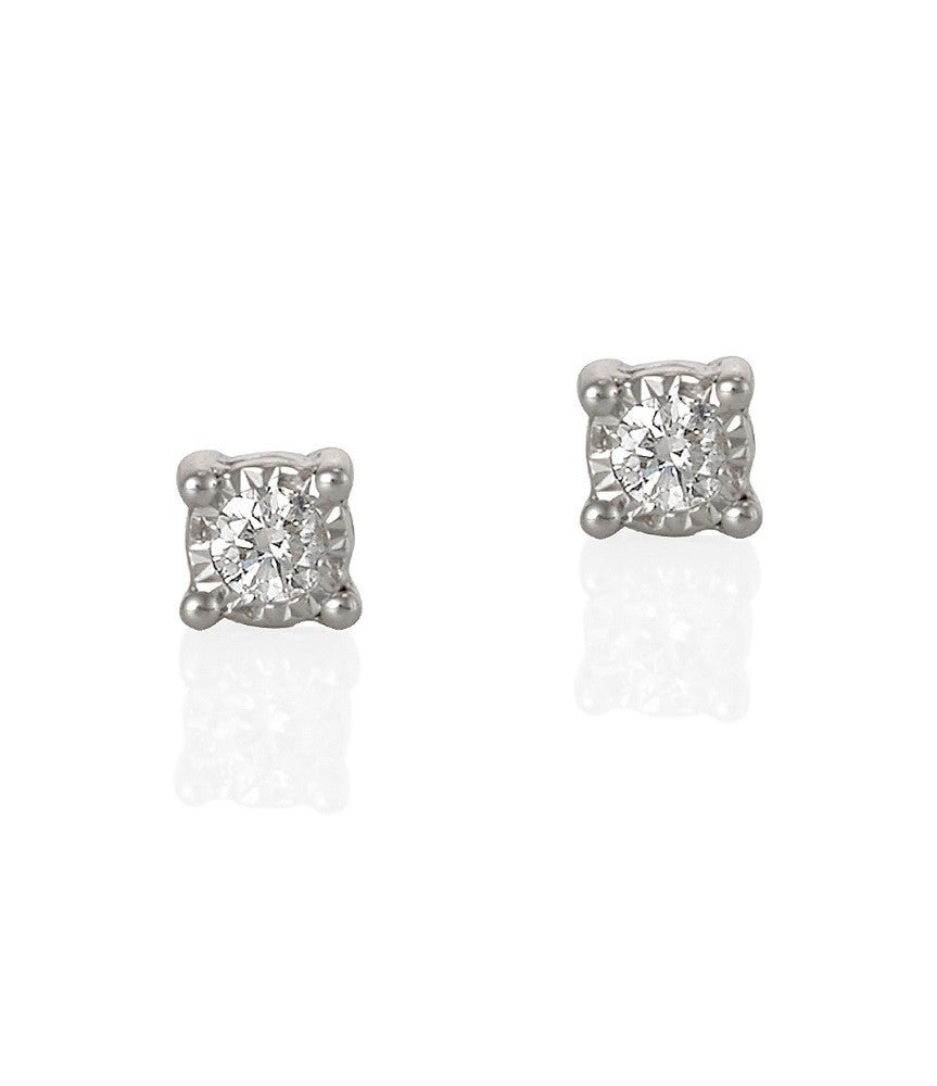 Diamond Stud Earrings 0.07ct - Starbuy Australia