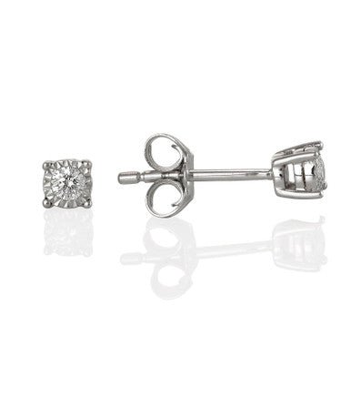 Diamond Stud Earrings 0.17ct - Starbuy Australia