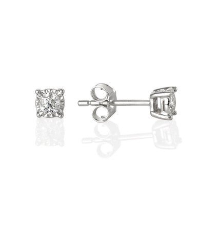 Diamond Stud Earrings 0.27ct - Starbuy Australia
