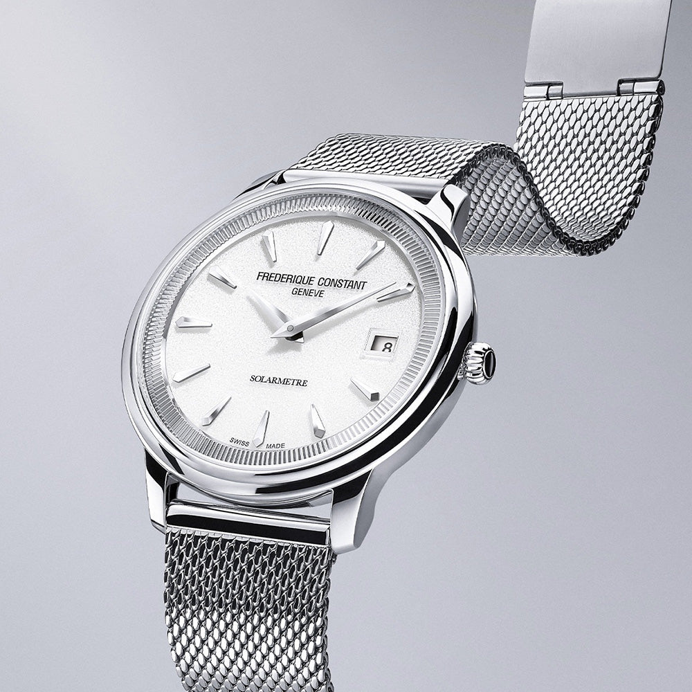 Frederique Constant Classics Moneta Solarmetre 39mm FC-120W3S6 - Starbuy Australia