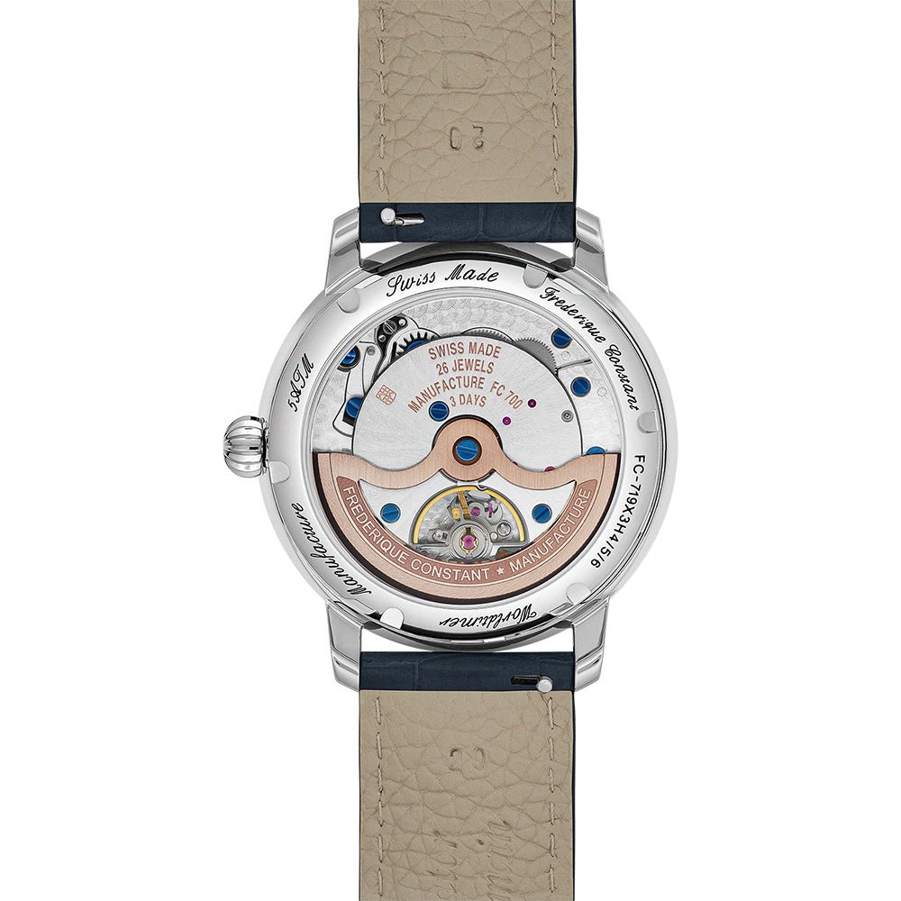 Frederique Constant Manufacture Worldtimer 40mm FC-719BLW3H6 - Starbuy Australia