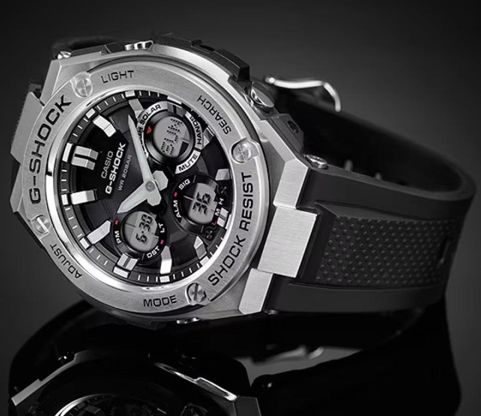 g-shock digital g-steel series black mens watch gsts110-1a