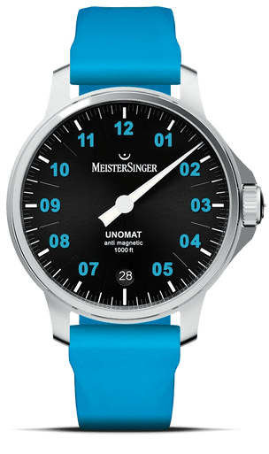 MeisterSinger 43mm Unomat UN902BLU - Starbuy Australia