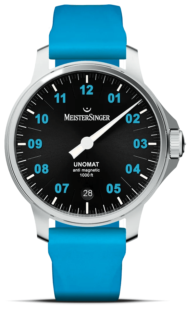 MeisterSinger 43mm Unomat UN902BLU - Starbuy Australia